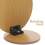 Light Brown Wooden Desktop Vanity Makeup Mirror 3