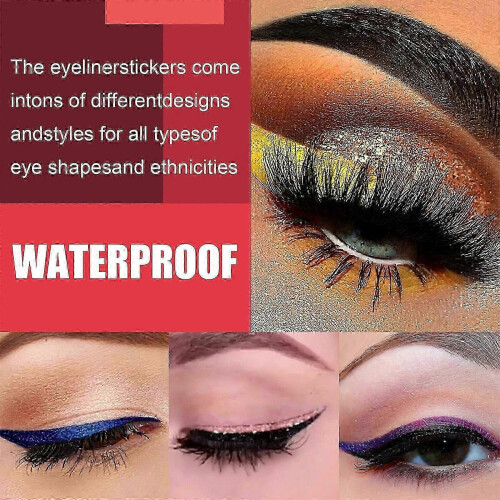GreenGlitter Wispy Dramatic Cat Eye False Lashes, 2025 New Arrival 1