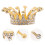 Retro Crown Nail Art Pen Holder, Manicure Bracket for 2 Pens 3