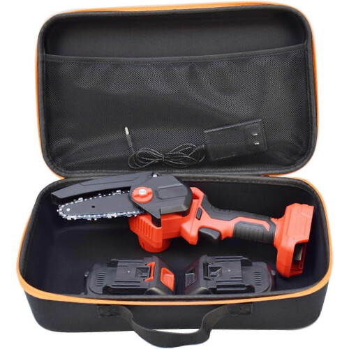 Large Hard EVA Tool Case - Impact-Resistant Shell & Zipper for Chainsaw & Drill 2