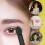 Black Eyeshadow Brush 100Pcs, Daily Eye Makeup Tool 4