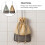 Fruit Storage Bag Household Drawstring Pouch 2Pcs 3