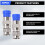 50PCS RG6 Compression Connectors Coaxial Cable Waterproof Connection F Compression Connector RG6 Coaxial Compression Tool 7