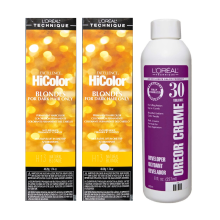 L'Oréal Excellence HiColor Natural Blonde H13 x2 + Developer