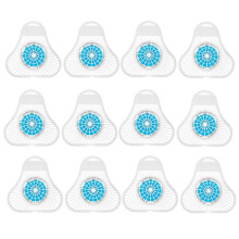 12 Pack Urinal Deodorizer Screen, Urinal Cakes with Anti- Filter Odor Protection, Urinal Deodorizer for Men
