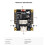 Waveshare Placa de Desenvolvimento ESP32-C6 com Display LED RGB de 1,3 Polegadas (240x240), Driver ST7789, Wi-Fi 6,  5 e Pinos de Solda 5