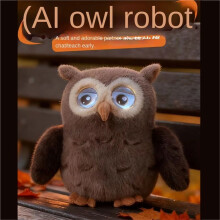 AI Slimme Robot Spraakinteractie Uil Speelgoedrobot met Expressieve Ogen, en Wifi Interactieve Metgezel