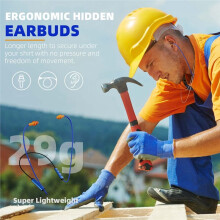 Ear Plugs Headphones for Work,Neckband Noise Reduction Earphone Hearing Protection Earbud for Outdoors Work