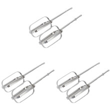 6x Hand Mixer Beaters for Hami-Lton 62682RZ 62692 62695V 64699, Mixer Parts Replacement, Hand Mixer Electric Attachment