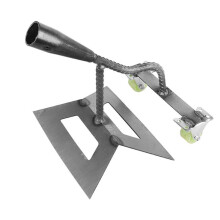 Stahl-Unkrautstecher, Doppelkopf-Radhacke für Den Garten, Manuelles Schiebewerkzeug