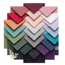 100PCS Morandi Small Envelopes, 145x112mm Blank Paper Gift Envelopes for Greeting Cards, Holiday Presents