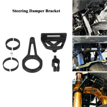 Motorcycle Steering Damper Bracket Absorber Kit with Front Forks 54mm 58mm 49mm for Road Glide 2015-2026