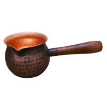 Koperen Waterkoker voor op Het Fornuis met Zijgreep voor Het Koken van Thee. Theepot, Turkse Koffiepot voor Thuis, Picknick, Keuken, Thee A
