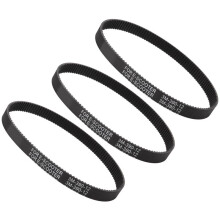 3 Stks -390-12 Drive Riem Duurzaam Verdikte Rubber Drive Riem Accessoires voor Elektrische Fiets E-Bike Scooter Motorfiets