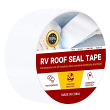 RV Roof Repair Tape White Waterproof Tape for Trailers and Photovoltaic Systems Heavy Duty Waterproof Tape