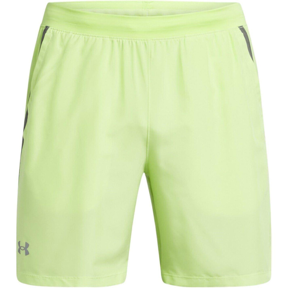 Under Armour (S, ) Mens Launch 2 In 1 Running Shorts Green
