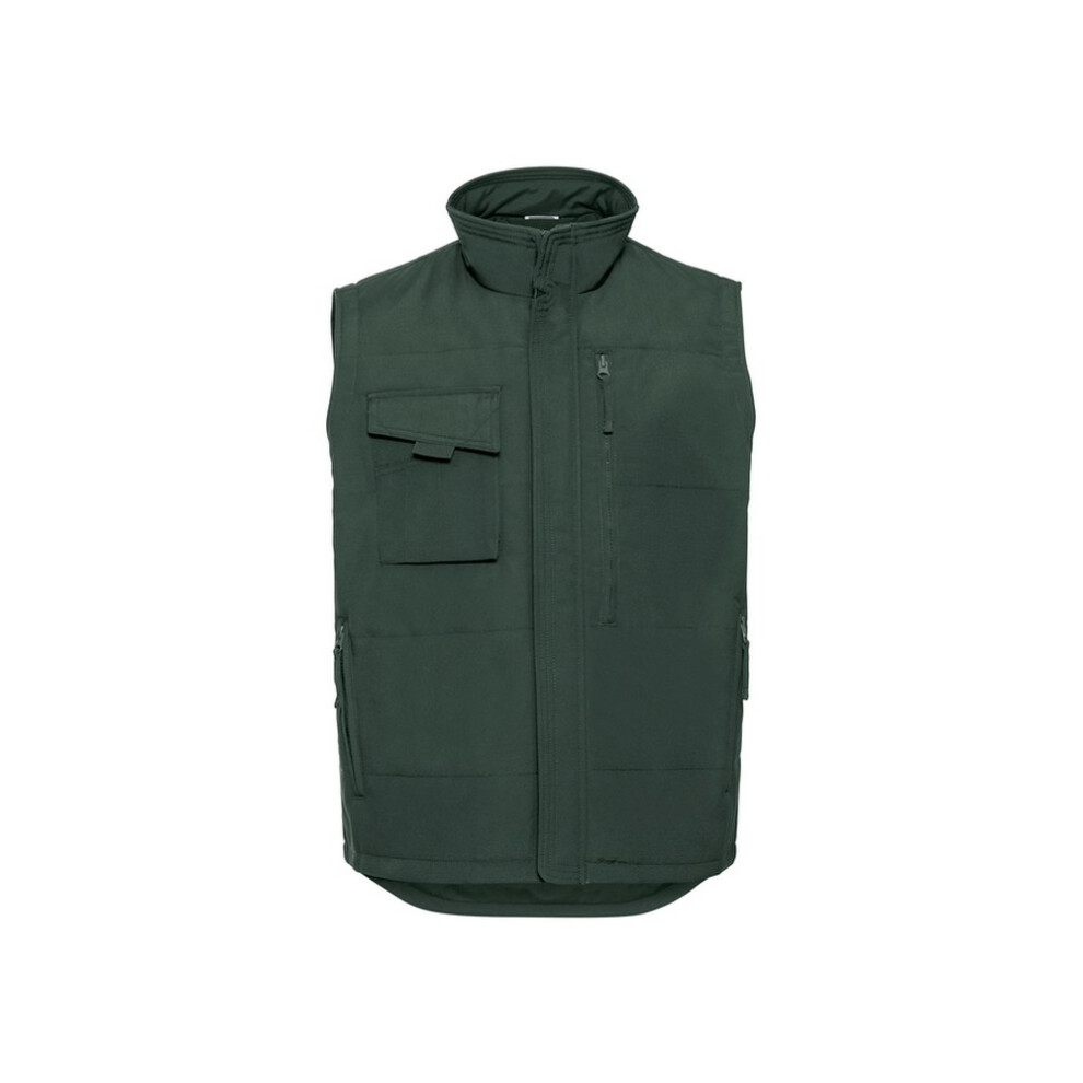 Russell (Xs, Bottle) Mens Heavy Duty Gilet