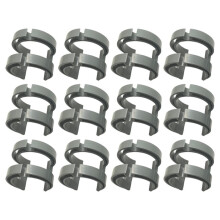 12PCS Sprays Pump Pipe Clamp for Storing Various Sprays Suction Integrated Cleaning Machines Pipe Camps A