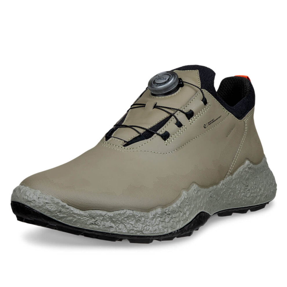 Ecco (Uk 10, Vetiver) Mens Biom H5 Boa Leather Waterproof Spikeless Modern Golf Shoes