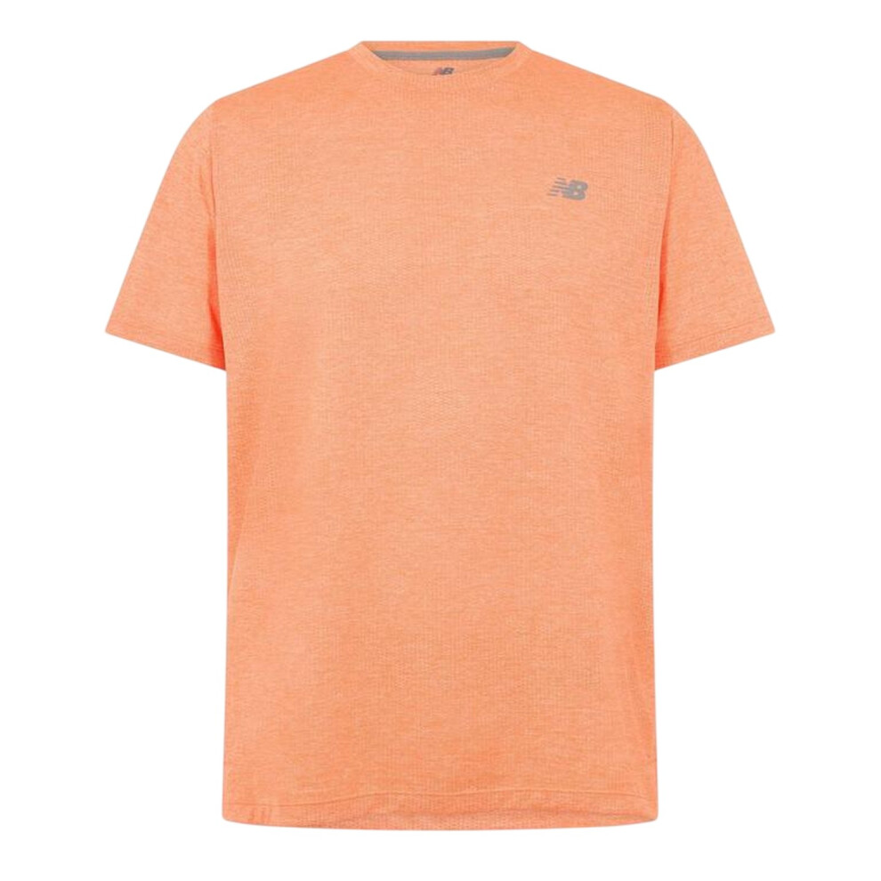 New Balance (M, ) Mens Essentials Running T-Shirt Orange