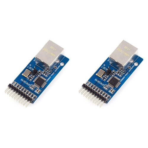 2X Módulo de Red DP83848 para Placa de Desarrollo de Interfaz de Módulo Ethernet, Transceptor de 3,3 V