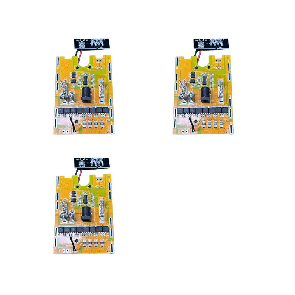 3X For 18650 Battery Protection Board 21V 8Mos Temperature Controlled Battery Protection Board For 4714239750273