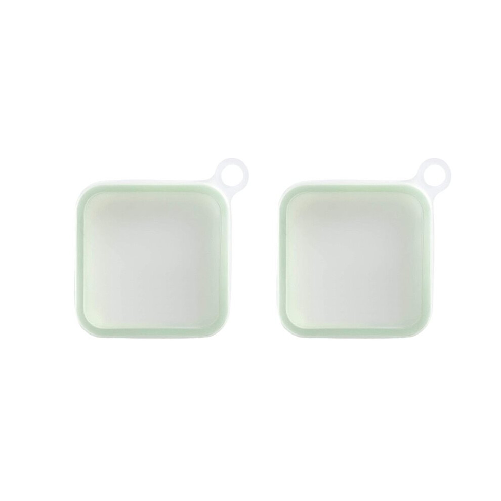 Bobotron 2X Portable Silicone Sandwich Toast Lunch Box Food Contain With Handle Snack Box Student Office Work Box