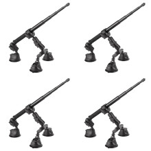 4X Car Suction Cup Mount Kit with Invisible Selfie Stick Adapter for X4 X3 Action Camera Accessories