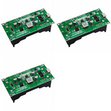 3X Type-C 15W 3A 18650 Lithium Battery Charger Module - Step Booster Fast Charge UPS Power Supply Converter 9V
