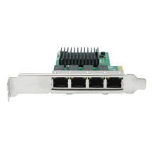 2X 4 Port Network Card PCI Express X1 to RJ45 RTL8111H Chip 10/100/1000Mbps Gigabit Ethernet Lan Card for PC Desktop