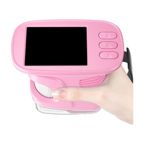 1000X Kids Handheld Microscope  Pocket Digital Microscope with 2.4" IPS Screen, Built-in Camera STEM Educational Toy