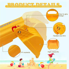 2X Sand Digging Arm Kids Beach Toy Excavator Arm Outdoor Scooping Tool Snow Shoveling Tools to Dig Soil,Sand,Snow