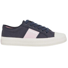 (5 UK, Blue) Bench Womens/Ladies Vicky Canvas Trainers
