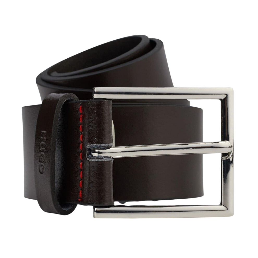 Hugo Boss (85Cm, ) Mens Giaspo Leather Belt Brown