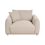 Beliani Armchair JUBEK Boucle Beige 5