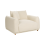 Beliani Armchair JUBEK Boucle Off-White 4