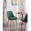 Beliani Set of 2 Dining Chairs MELFORT Dark Green 3