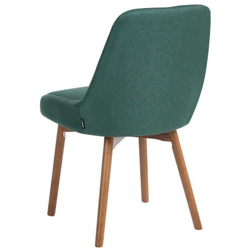 Beliani Set of 2 Dining Chairs MELFORT Dark Green 1