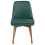 Beliani Set of 2 Dining Chairs MELFORT Dark Green 5