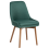 Beliani Set of 2 Dining Chairs MELFORT Dark Green 6