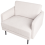 Beliani Armchair BREDA Fabric Light Beige 6