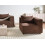 Beliani Corner Seat AXEBO Brown Boucle 2