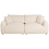 Beliani Sofa 3 Seater JUBEK Boucle Off-White 4