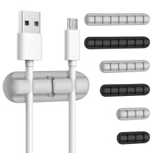 Cable Clips Cable Holder,6pieces Cable Holder Self-Adhesive Multi-Purpose Cable Guide Cable Organizers,Cable Management