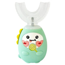 U Shaped Toothbrush Kids, 3-Mode Full Mouth Electric Toothbrush with Timer, Rechargeable Teeth Cleaner