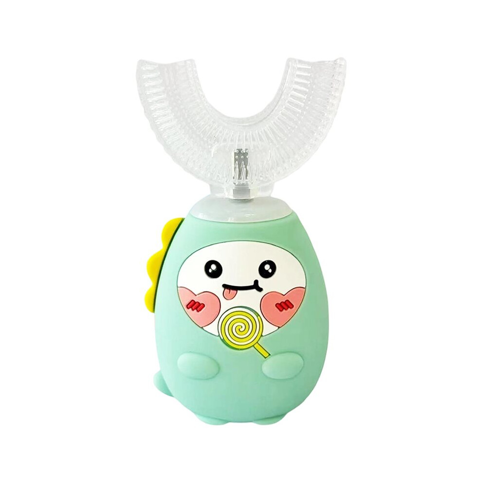 U Shaped Toothbrush Kids, 3-Mode Full Mouth Electric Toothbrush with  Timer, Rechargeable Teeth Cleaner