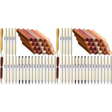 20 Sets Woodturning Pen Kits Project Supplies 7mm Slimline Pen Kits with Refill for Lathe Turning -Package Crafts