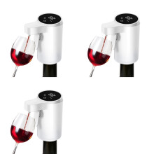 3X Electric Bottle Pump Dispenser Touchless Automatic Beverage Pourer for Whisky, USB Rechargeable B