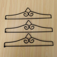 3Pcs Garden Flag Wall Hanger Powder Coated Iron Banner Holder Bracket for Flags Calendar Towels Decoration