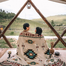 Picnic Mat Outdoor Mat Camping Supplies Picnic Cloth Equipment Moisture-Proof Mat Ins Ethnic Style